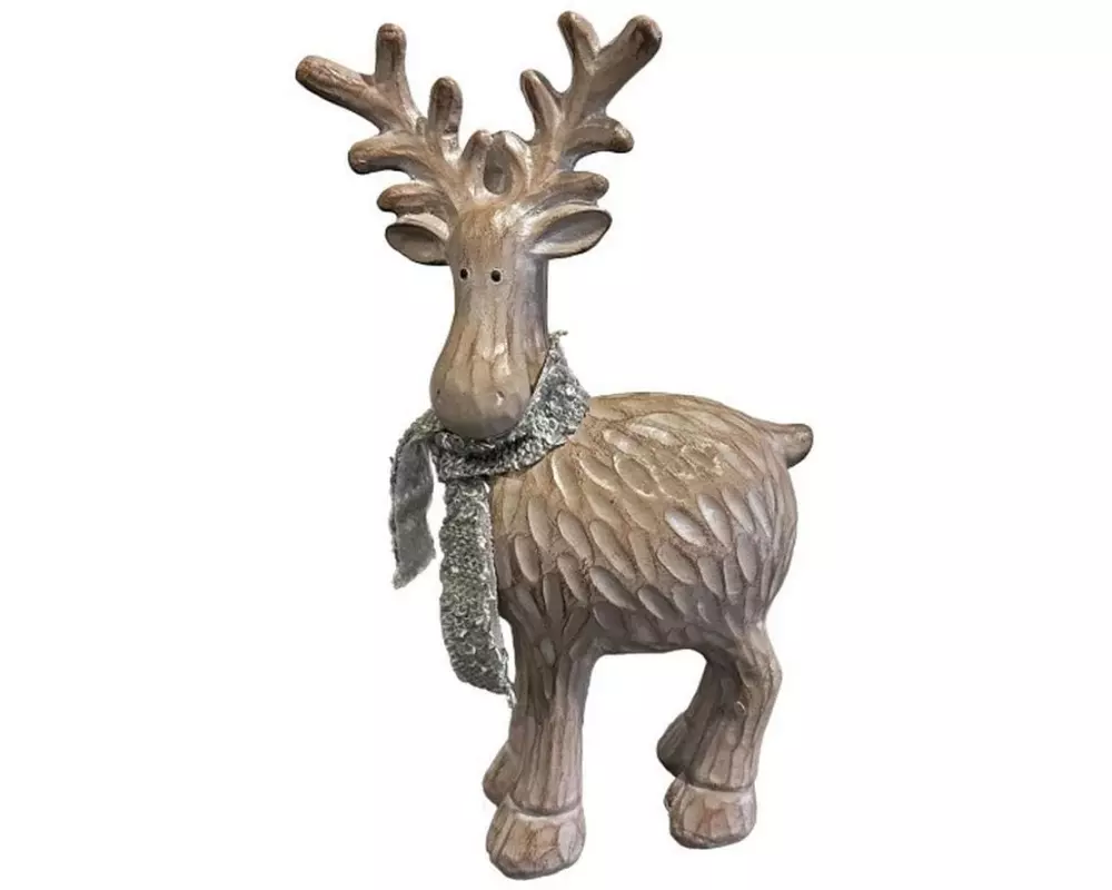 Dameco Weihnachtsfigur Rentier 29 cm, Braun