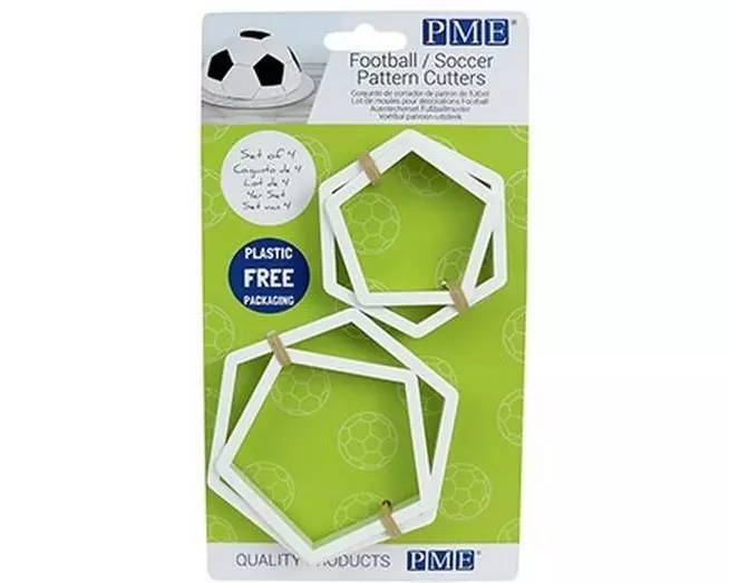 PME Guetzli-Ausstecher-Set Fussball, 4-teilig