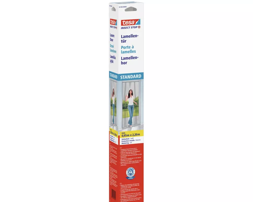 tesa Fliegengitter Insect Stop Lamellentür Standard weiss