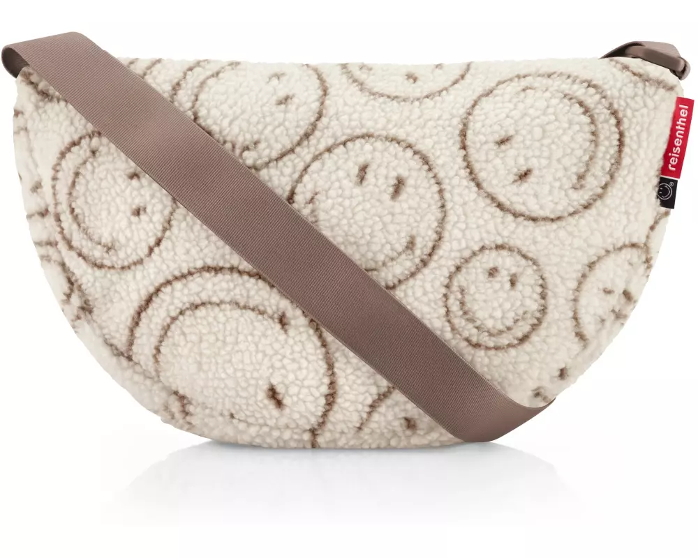 Reisenthel Schultertasche Moonbag S Smiley Teddy Chocolate