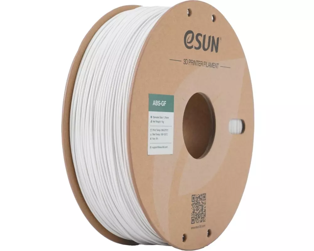 eSun Filament ABS GF Weiss 1.75 mm 1 kg