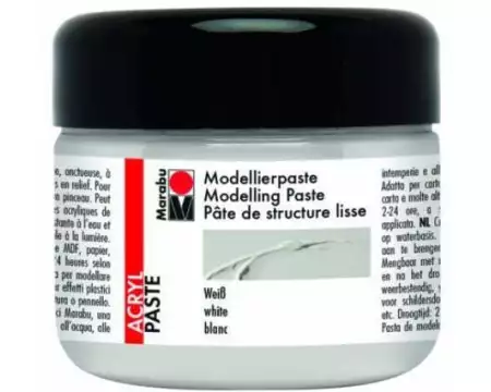 Marabu Modellierpaste 225 ml, Weiss