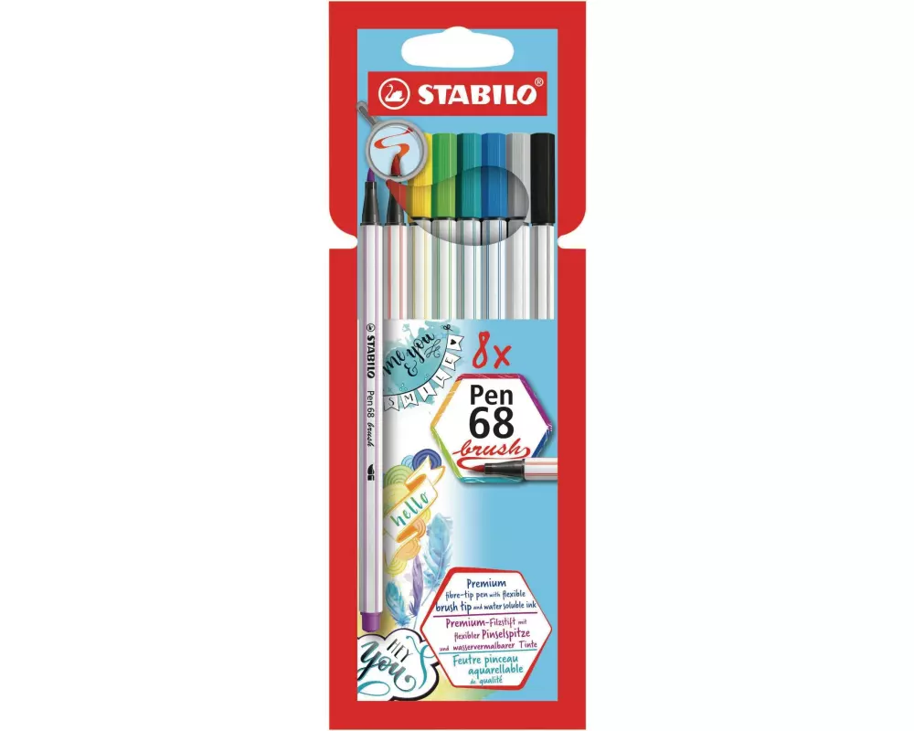 STABILO Filzstift Pen 68 8 Stück