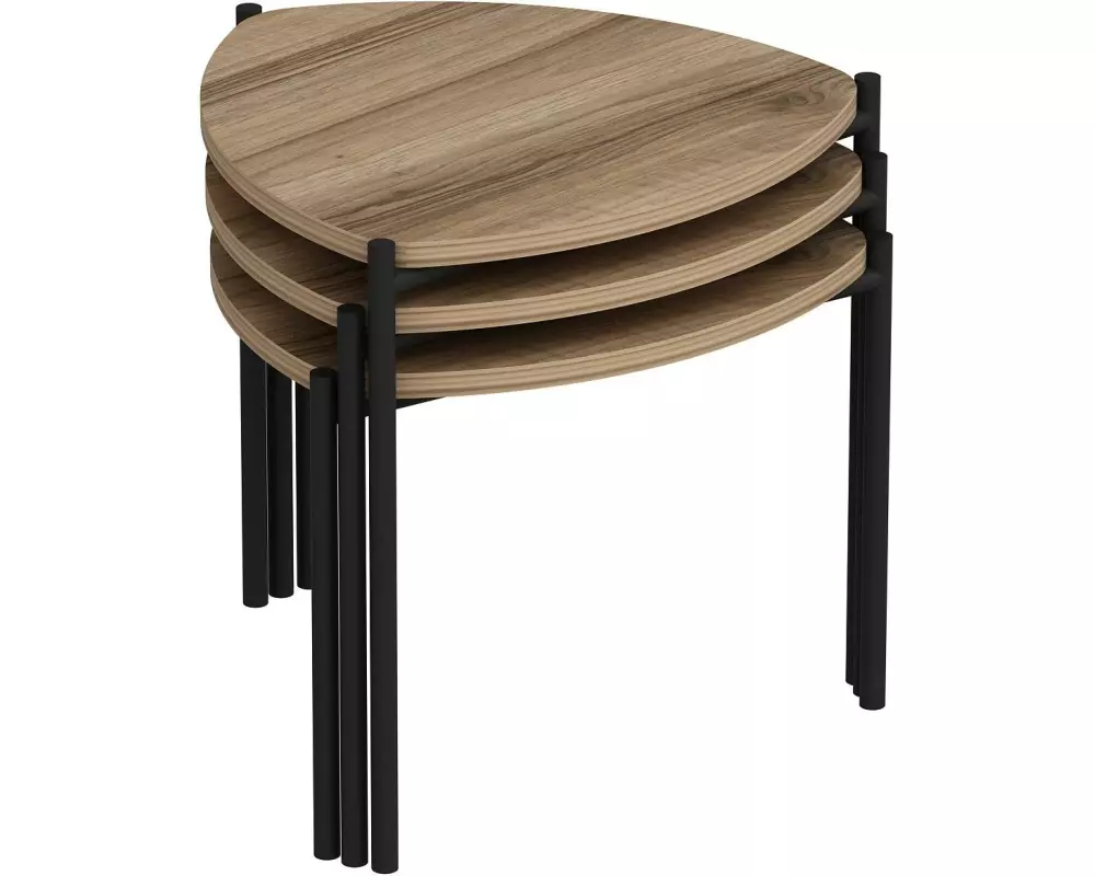 Woody Fashion Beistelltisch Lenny 45 x 45 cm, Braun