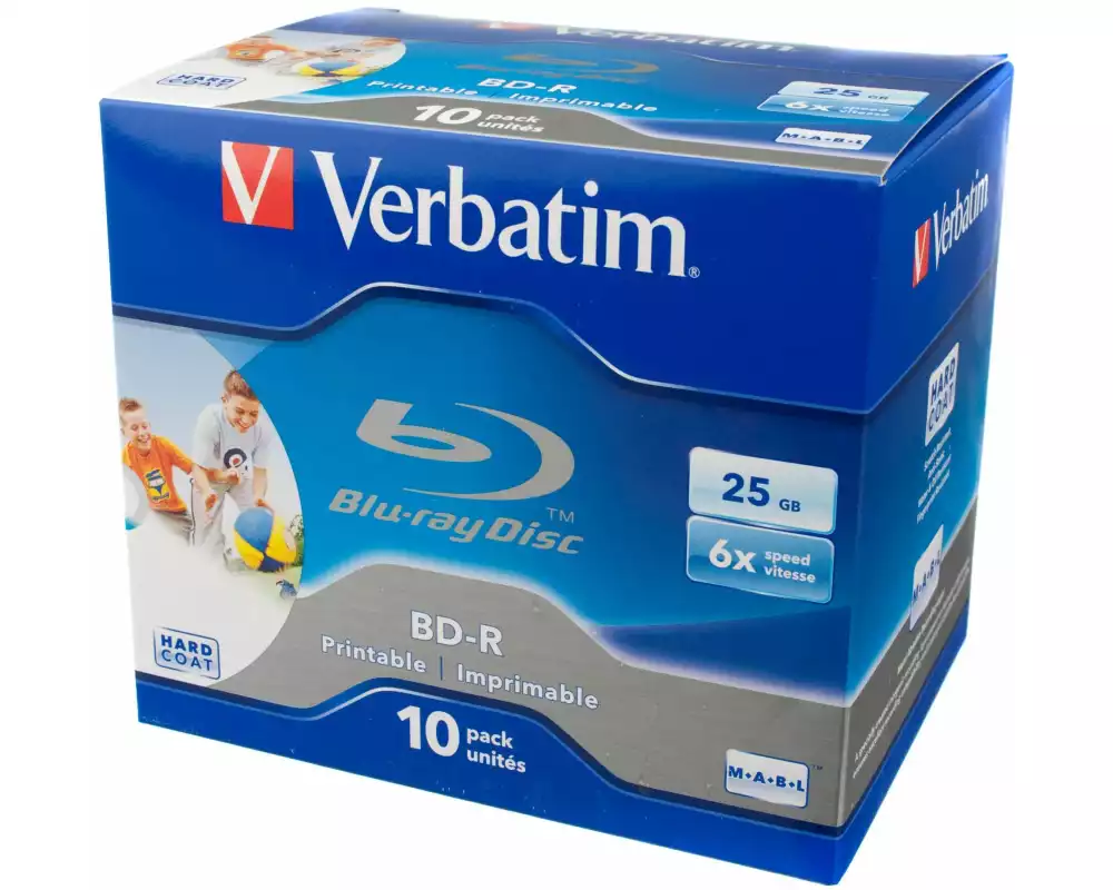Verbatim BD-R 25 GB, Jewelcase (10 Stück)
