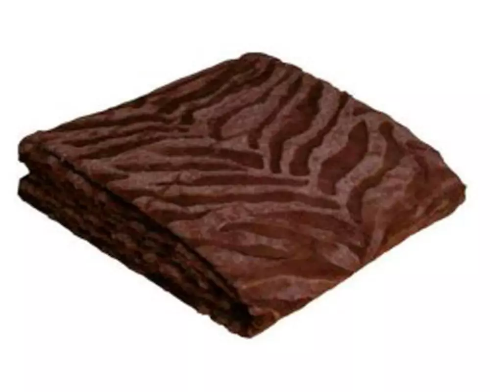 Hubatka Decke Brushed 150 x 200 cm, Braun