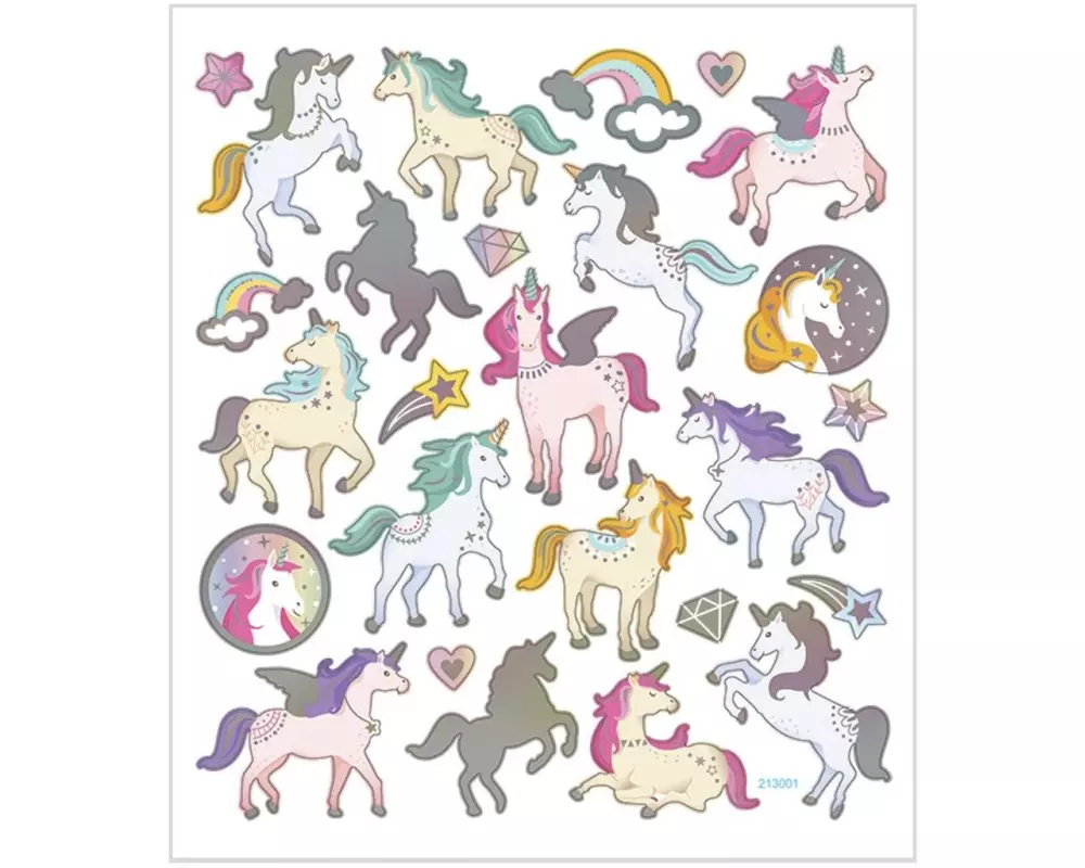 Creativ Company Motivsticker Einhorn 1 Blatt