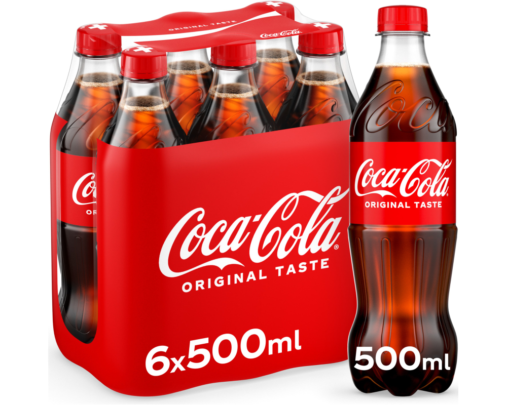 COCA COLA Classic, Pet 129400000219 50 cl, 6 Stk.
