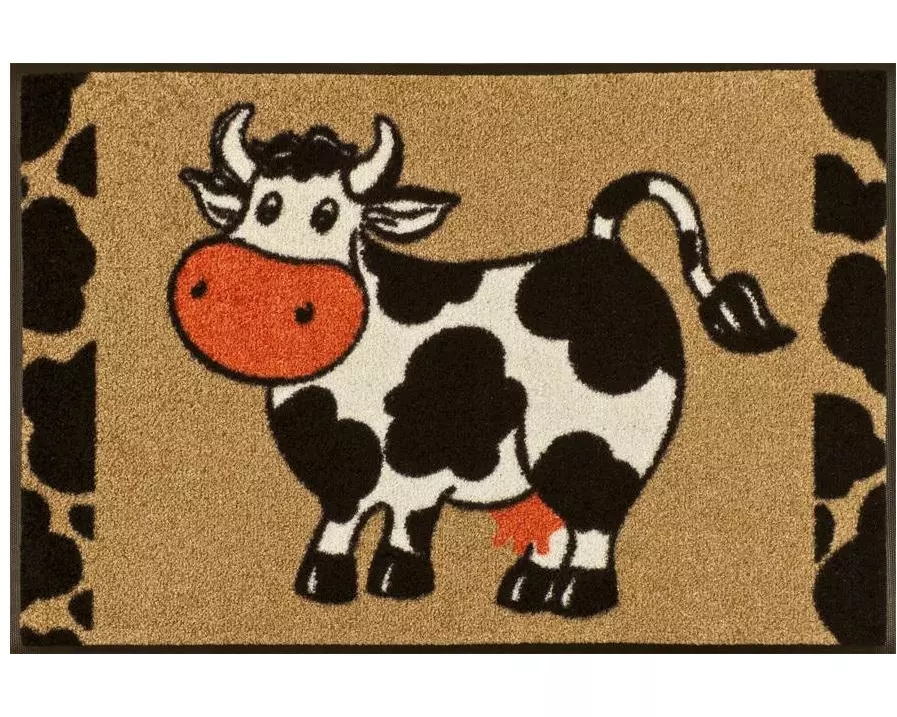 wash+dry Fussmatte Kuh Rosi, 50 cm x 75 cm