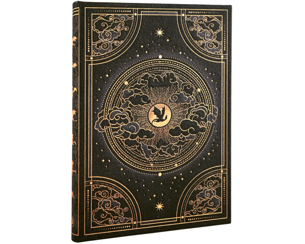 PAPERBLANKS Notizbuch Fourth Wing Midi PB9988-8 Shadows of Navarre,lin. 144 S.