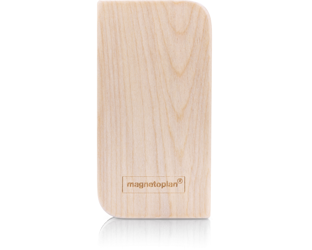 MAGNETOPLAN Tafellöscher, magnetisch 1228549 Wood Series,Birke 60x112x22mm