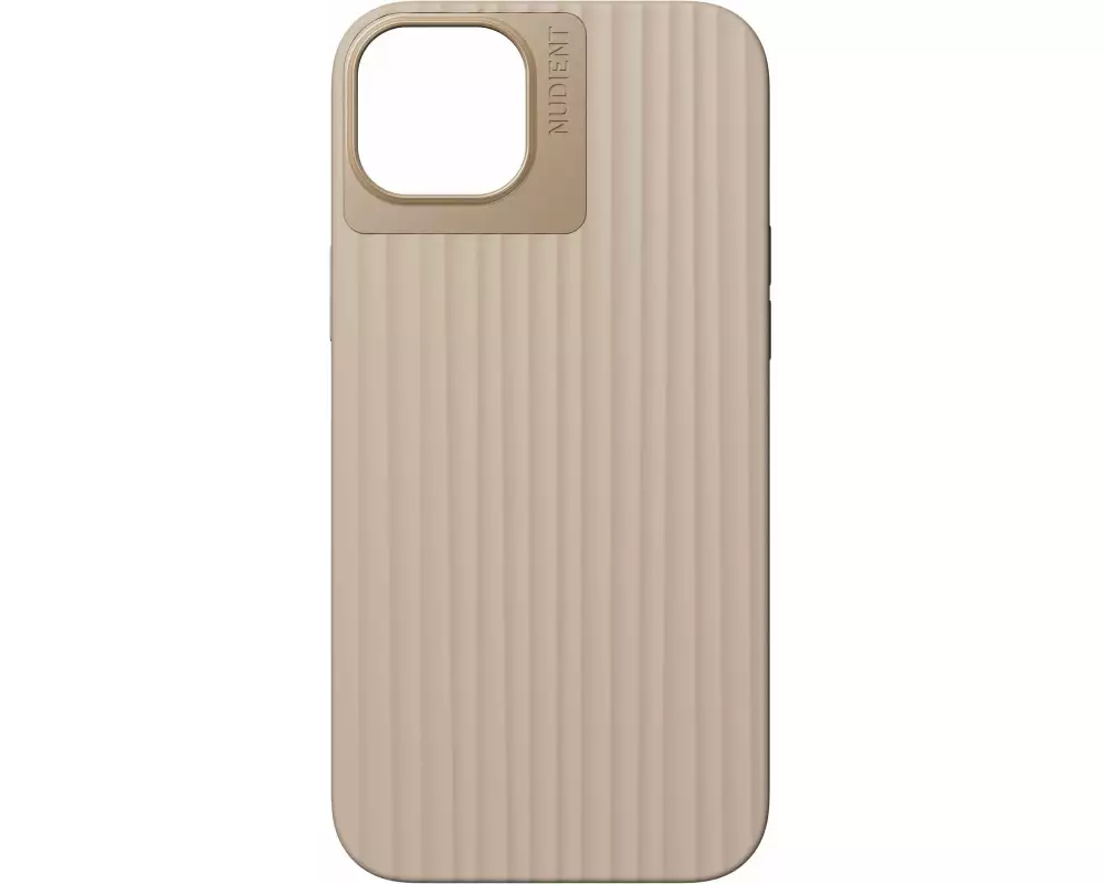 Nudient Back Cover Bold Case iPhone 14 Plus Leinen Beige