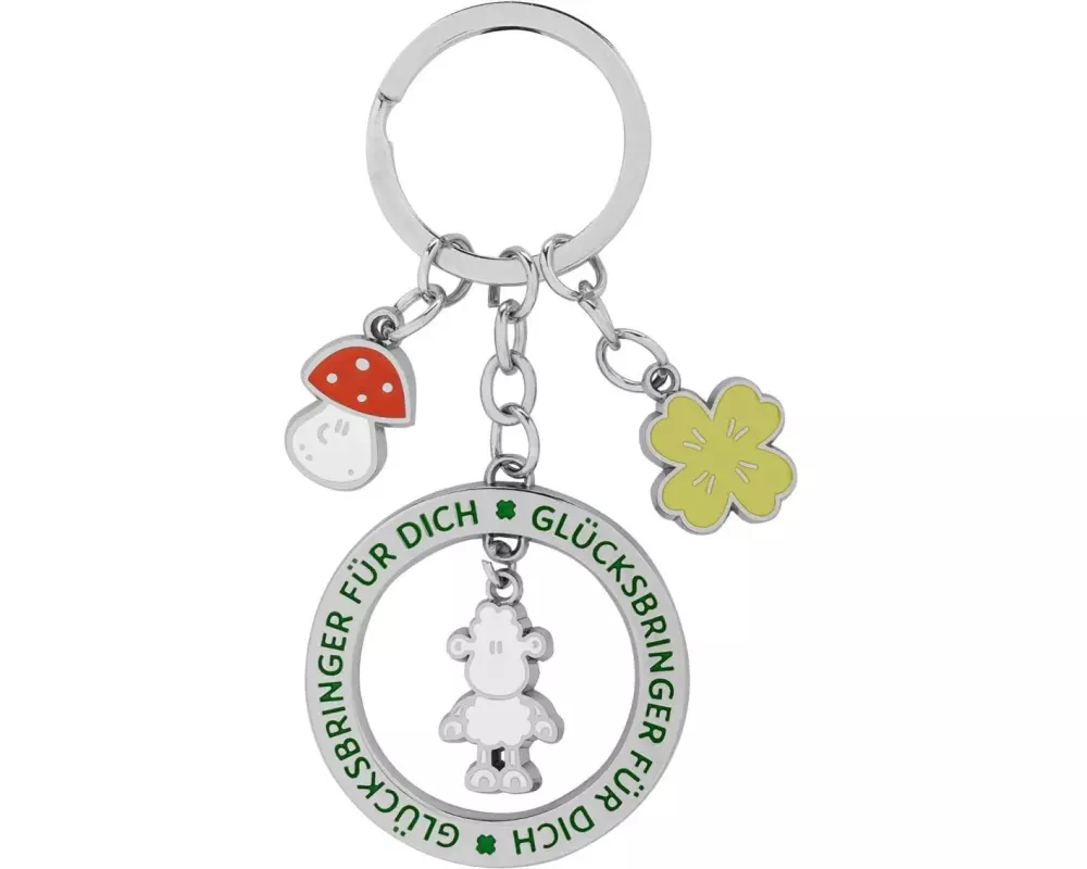Sheepworld Schlüsselanhänger Glücksbringer 9 cm, 1 Stück