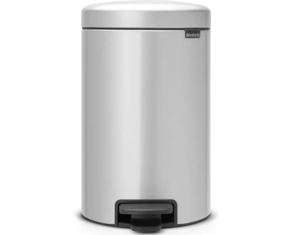 Brabantia Treteimer NewIcon 12 l, Metallic grey