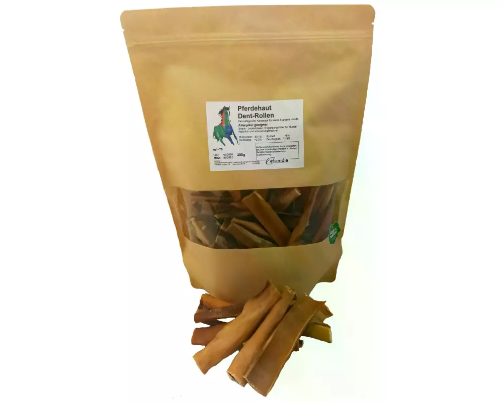 essendia Kausnack Pferdehautdent, 300 g