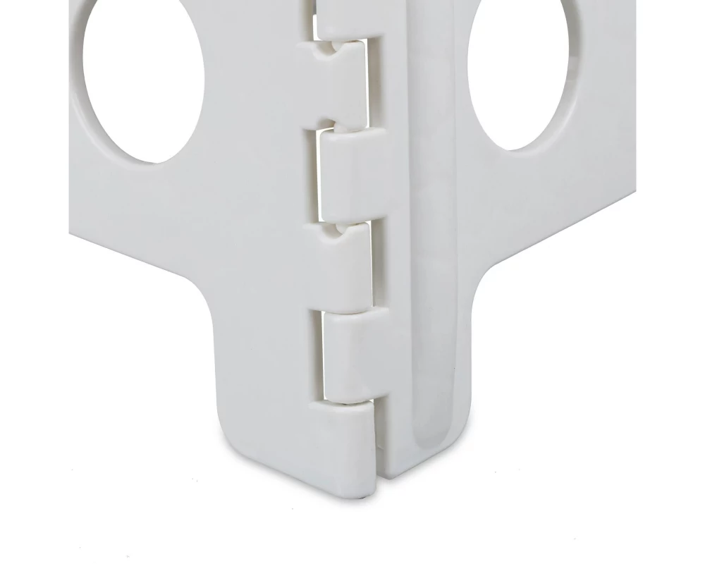 relaxdays Klapphocker XL, Weiss