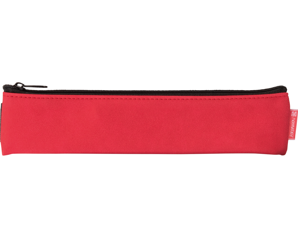 BRUNNEN Schlamper-Etui 104903523 rot mit Gummizug