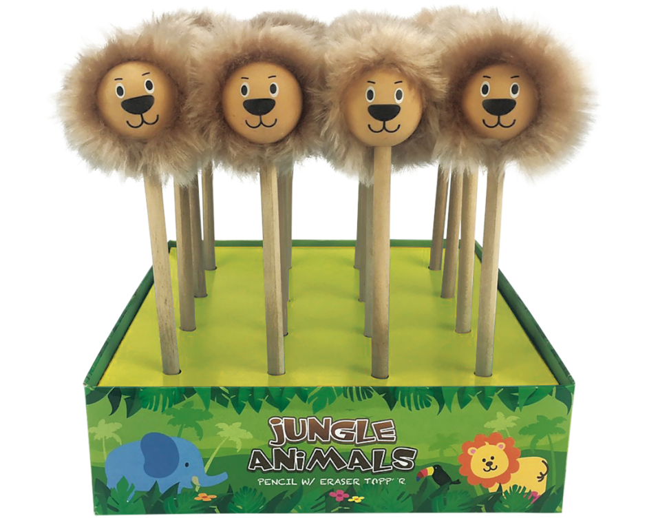 ROOST Bleistift mit Radiergummi 103841 Löwe