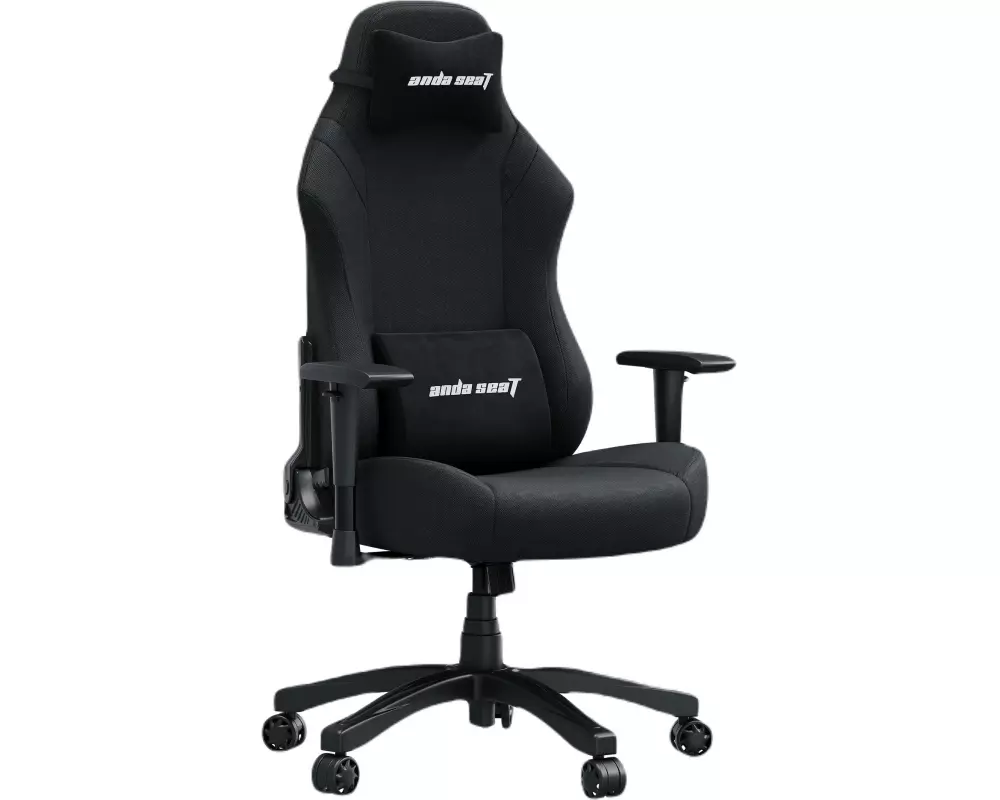 Anda Seat Gaming-Stuhl Luna Schwarz, Stoff