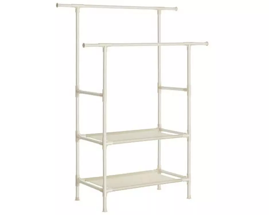 Songmics Garderobenständer 112 x 49 x 177 cm, Weiss