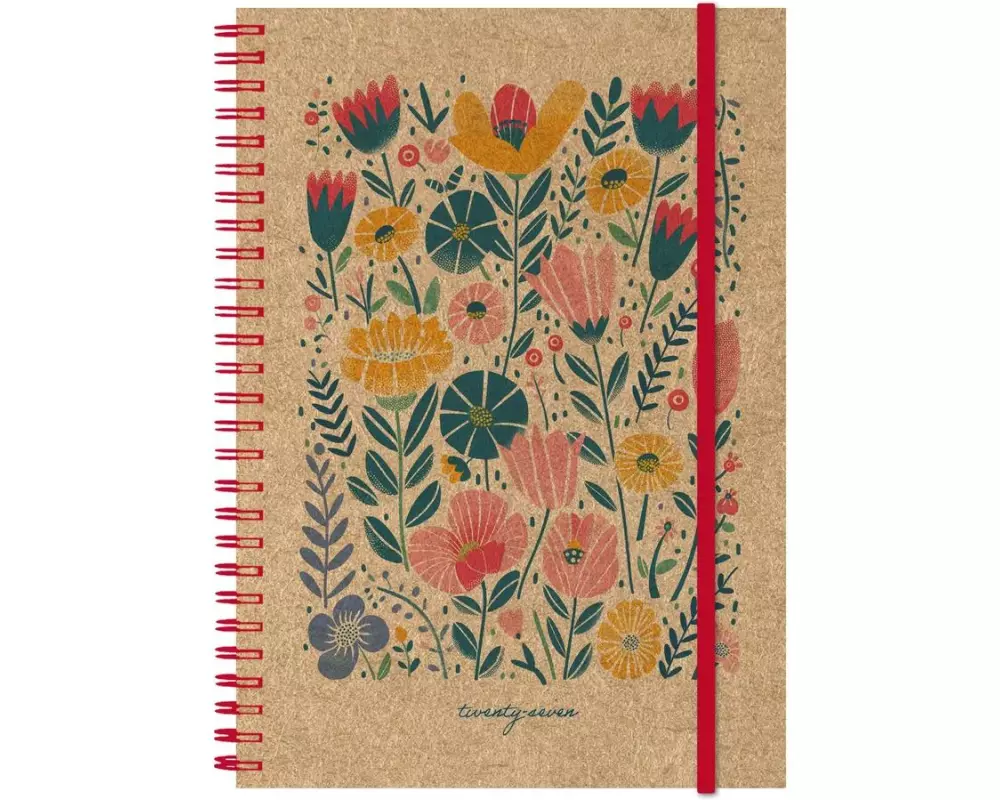 Natur Verlag Wochenagenda Harmony Blume, 2027, Mehrfarbig