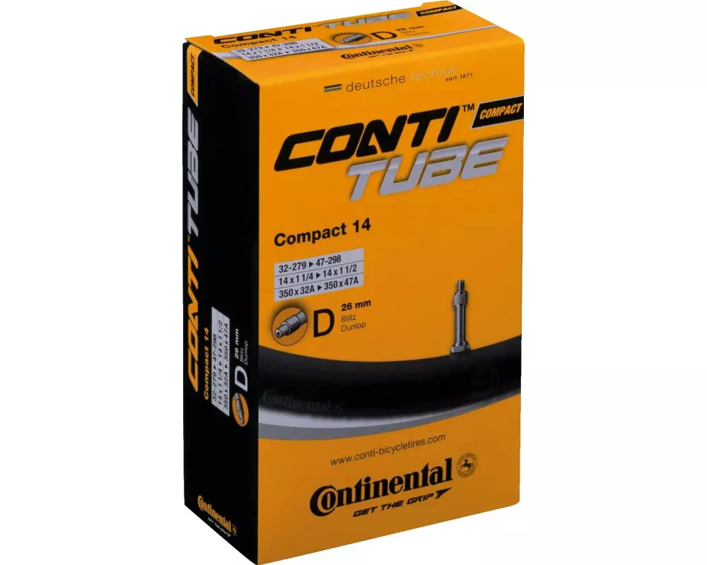 Continental Fahrradschlauch Compact Dunlop 14 "
