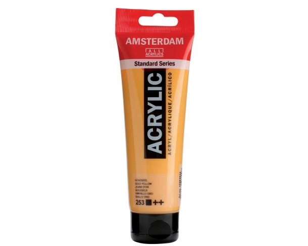 AMSTERDAM Acrylfarbe 120ml 17092532 goldgelb 253