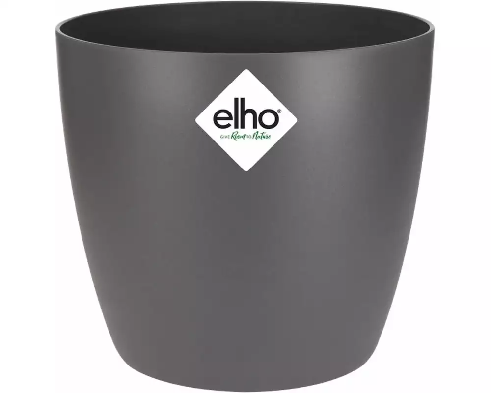 Elho Blumentopf Brussels mini, rund, 1.2 l, Anthrazit