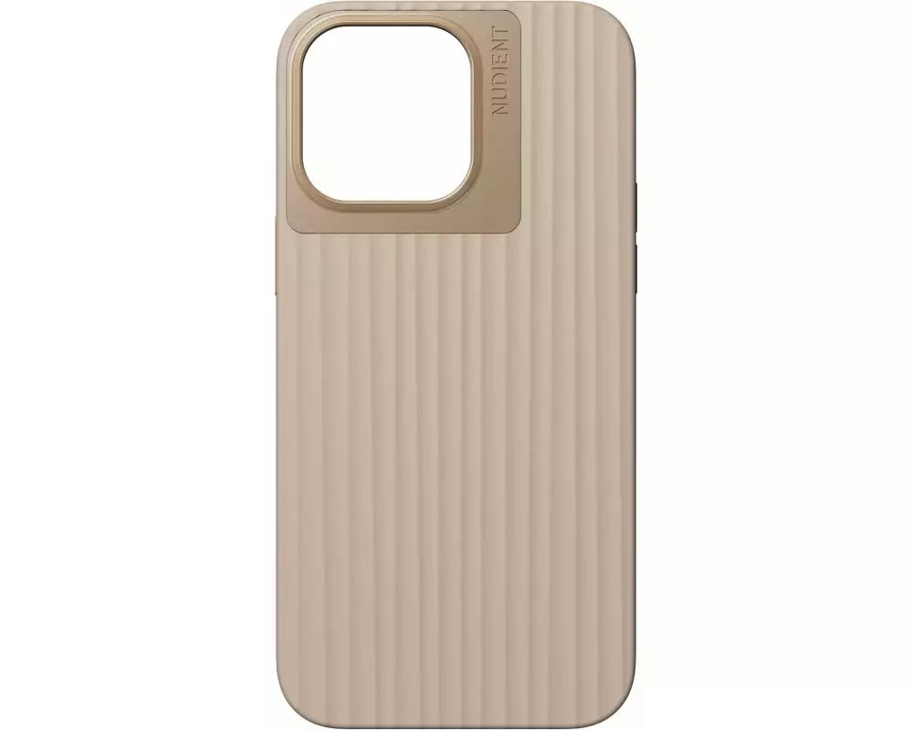 Nudient Back Cover Bold Case iPhone 14 Pro Max Leinen Beige