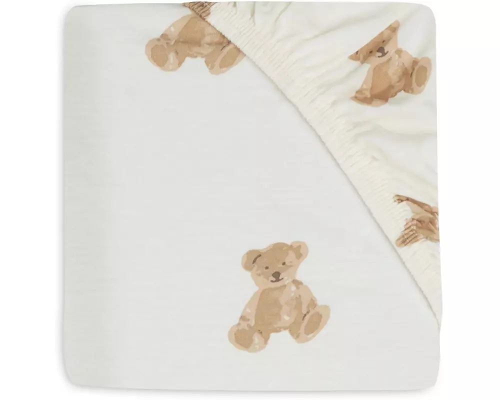 Jollein Fix-Leintuch Teddy Bear 60 x 120 cm