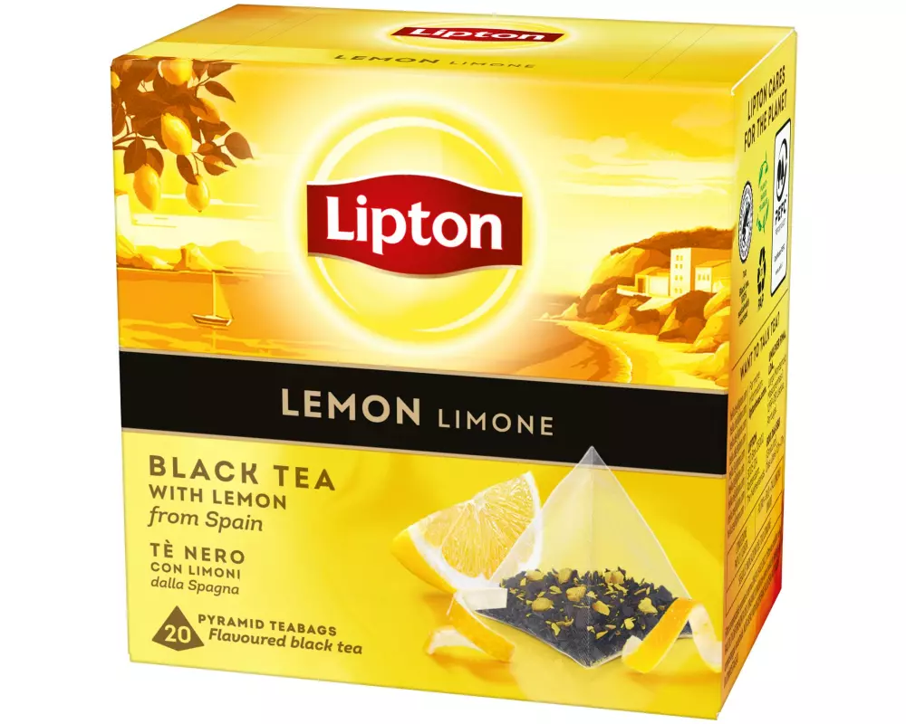 Lipton Teebeutel Schwarztee Lemon 20 Stück