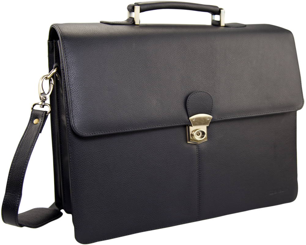 MONOLITH Aktentasche 2000003193 Leder, schwarz