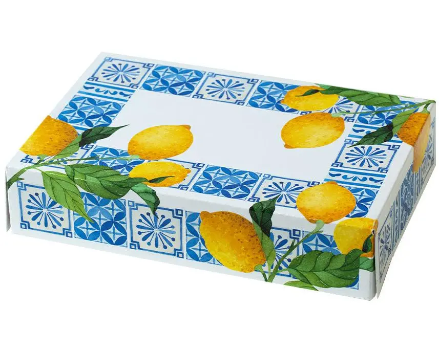 Decora Dessert-Box Amalfi-Zitronen 23 x 16 x 5 cm, Karton
