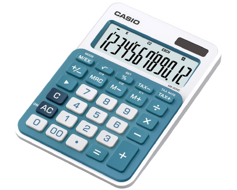 CASIO   Tischrechner - MS-20NC-B blau