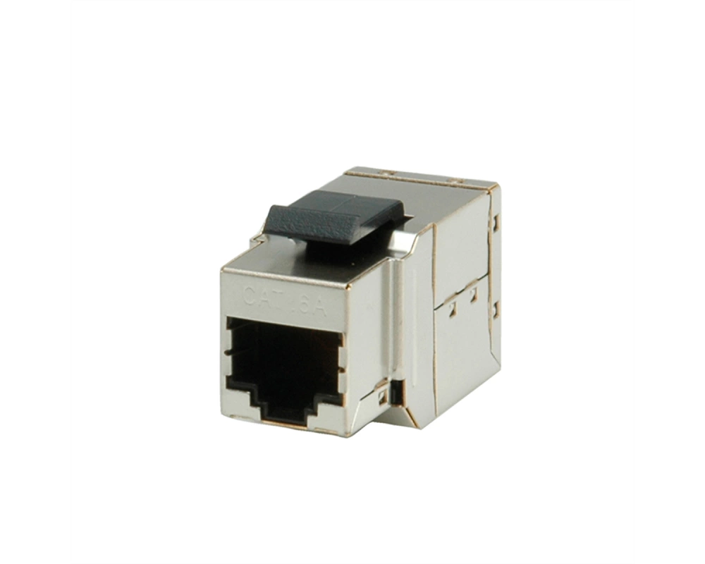 ROLINE RJ-45 Kupplung, Keystone, geschirmt, Cat.6A (Class EA)