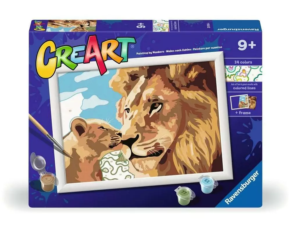Ravensburger Malen nach Zahlen CreArt Lion and Baby