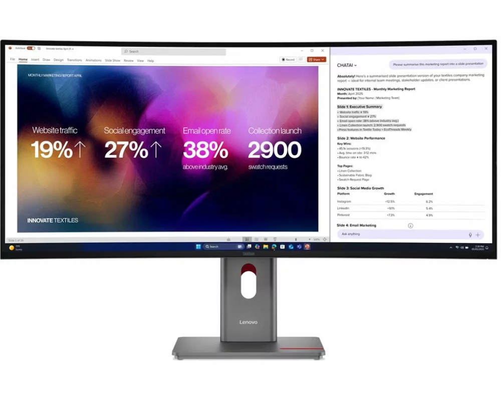 LENOVO ThinkVision P40WD-40, 39.7 inch, WUHD, 5120x2160, 21:9, TopSeller