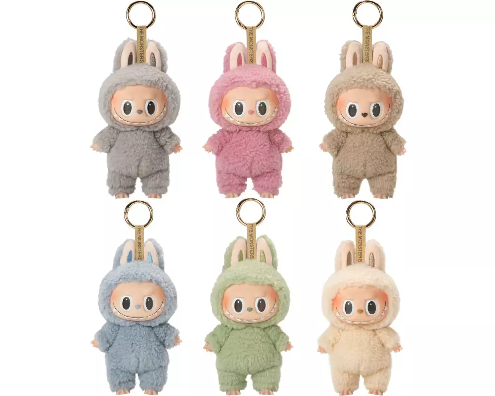 Pop Mart Plüsch-Anhänger Labubu «Exciting Macaron» Blind Box