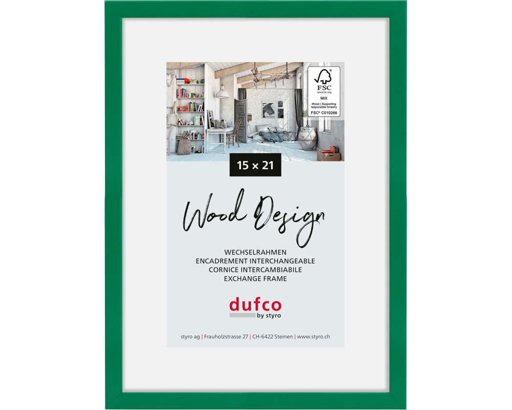 DUFCO Bilderrahmen Hay 15x21cm 1610.81092 grün
