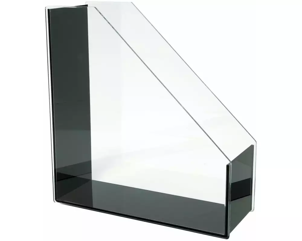 WEDO Stehsammler Exclusive series A4 Schwarz/Transparent