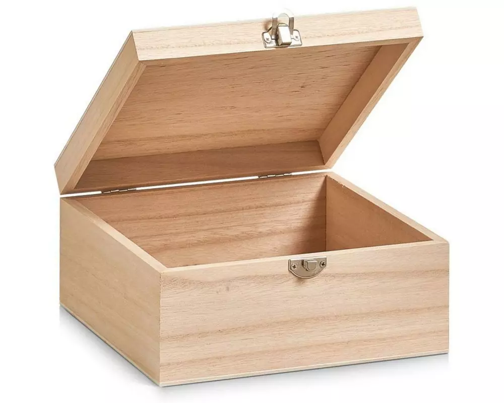 Zeller Present Aufbewahrungsbox Holz Braun