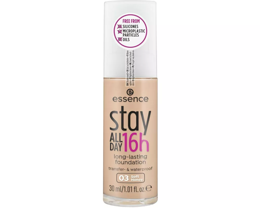 essence Foundation Stay All Day 16 h Long-Lasting 03 Soft Honey