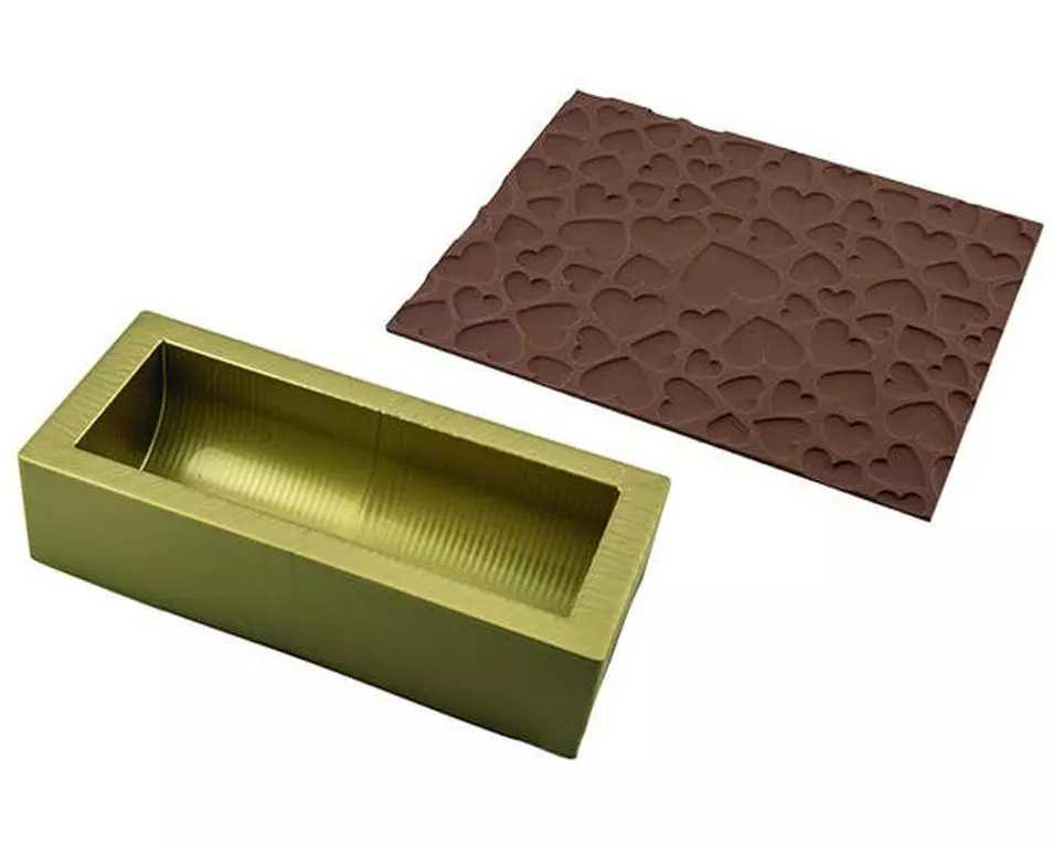 Silikomart Backform eckig Magic Love 29.6 x 13 cm