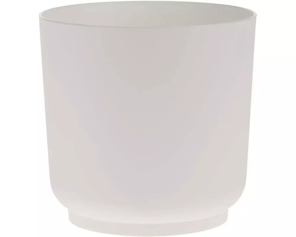 Opiflor Pflanzengefäss Satina Ø 13 cm, Weiss