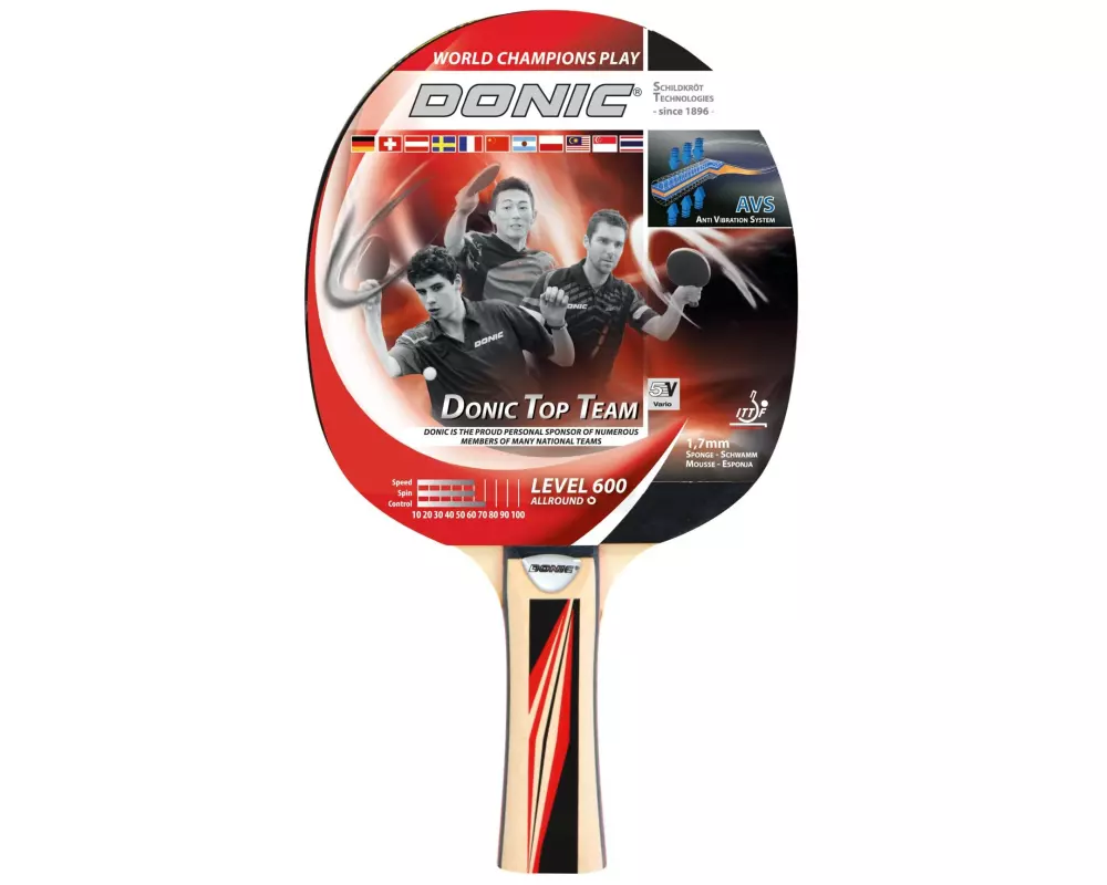 DONIC Schildkröt Tischtennisschläger Top Team 600