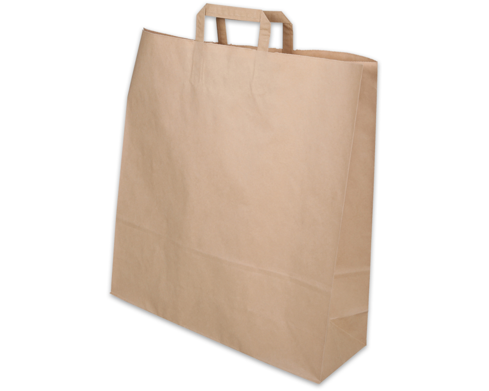 ELCO Tragetasche 450x150x490mm 83105.25 mit Henkel, braun 50 Stück