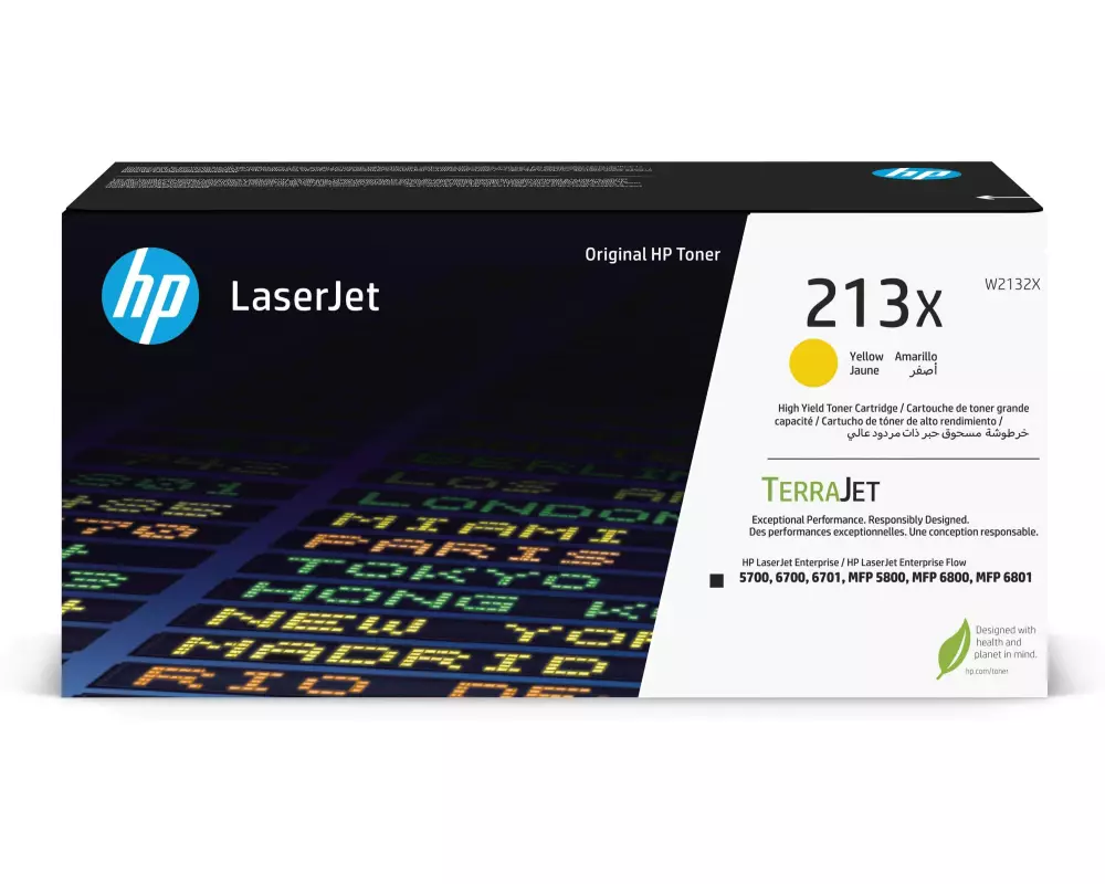 HP Toner 213X (W2132X) Yellow