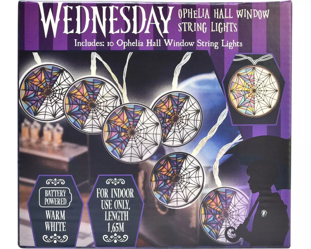 Thumbs Up! Wednesday Licherkette Ophelia Window Mehrfarbig