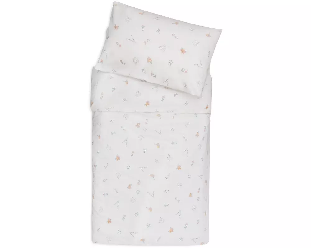 Jollein Kinderbettwäsche Lovely Birds 100 x 140 cm