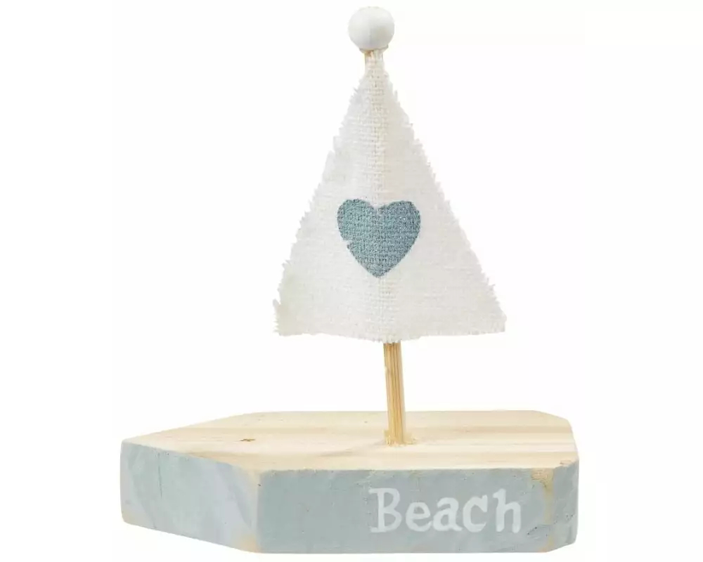 HobbyFun Mini-Figur Segelboot 9 cm, Türkis